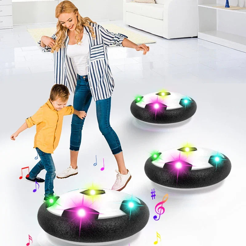 Indoor and Outdoor LED Hover Soccer Ball - Interactive Sports Toy for Kids.